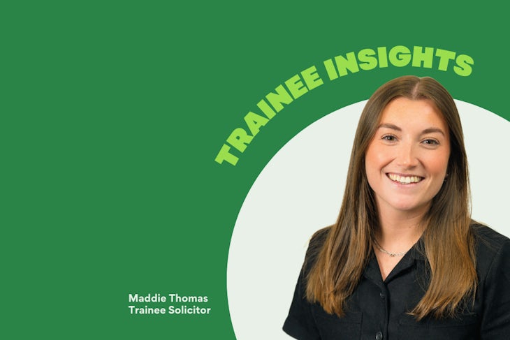 Traineeship insights - Maddie Thomas