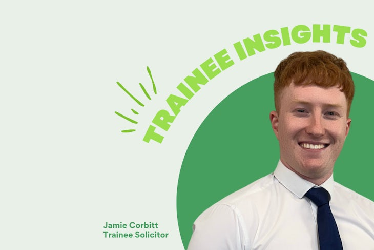 Traineeship insights - Jamie Corbitt