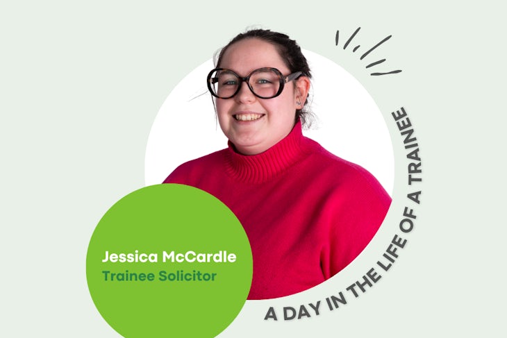A day in the life as a trainee - Jessica McCardle